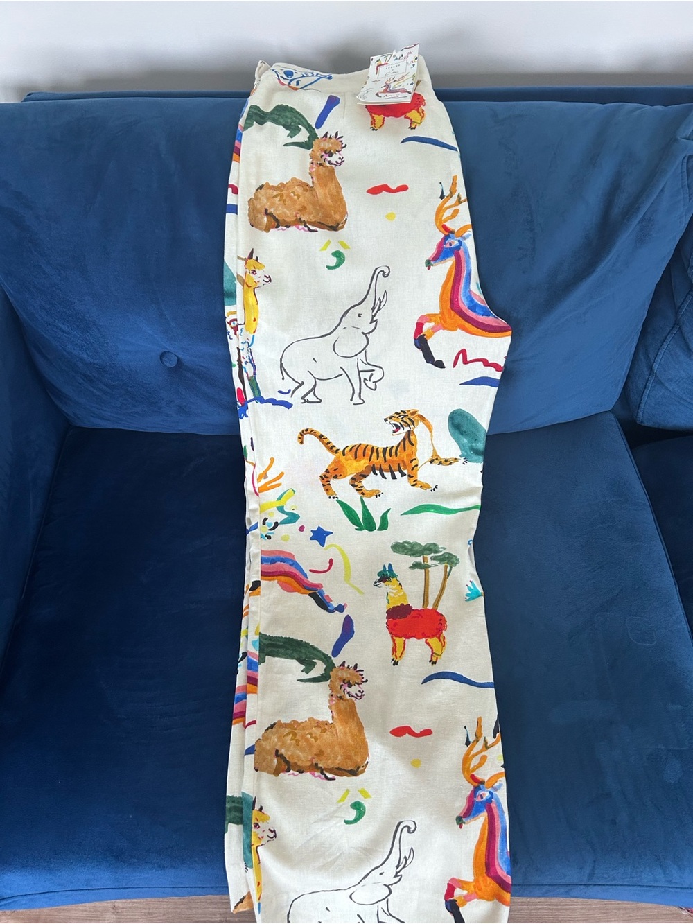 NWT 🇫🇷 Sézane x G. Kero Jenson Trousers Pants Animal Print - Picture 7 of 16